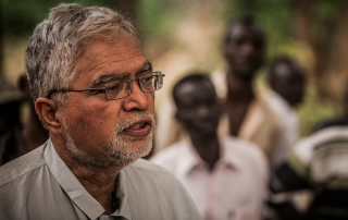 Former UN Sudan Chief Mukesh Kapila, visiting Sudan's forgotten warzones in 2013