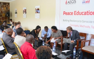 Aegis Peace Education Colloquium, Day Two, Kigali Genocide Memorial