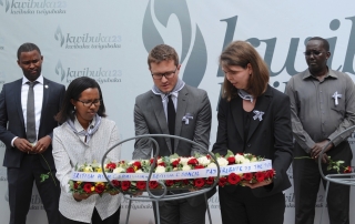 British High Commission and the Aegis Trust commemorate the genocide against the Tutsi, 12 April 2017