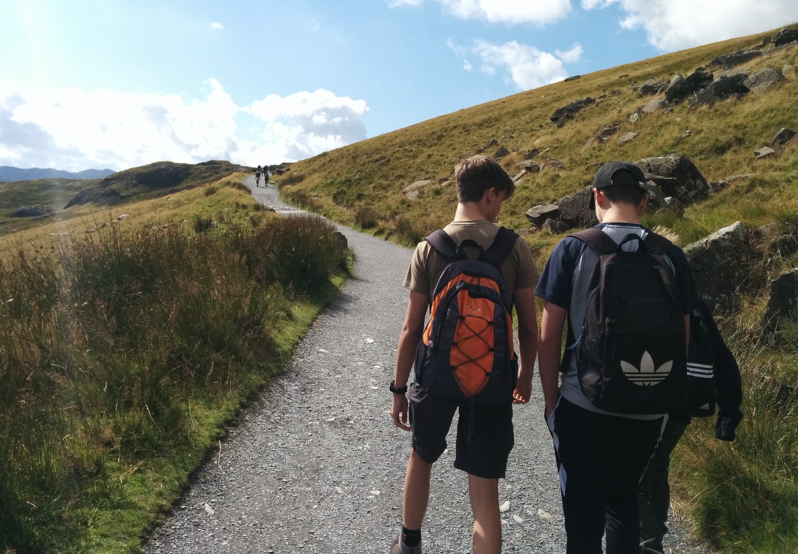 Sam Barker and James Parkinson climb Snowdon for Aegis
