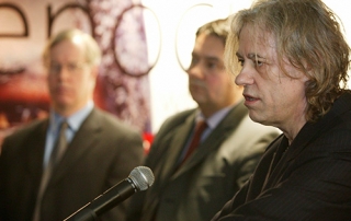 Aegis Patron Sir Bob Geldof has today returned Dublin honour in protest that it's shared by Aung San Suu Kyi (picture: Aegis Trust)