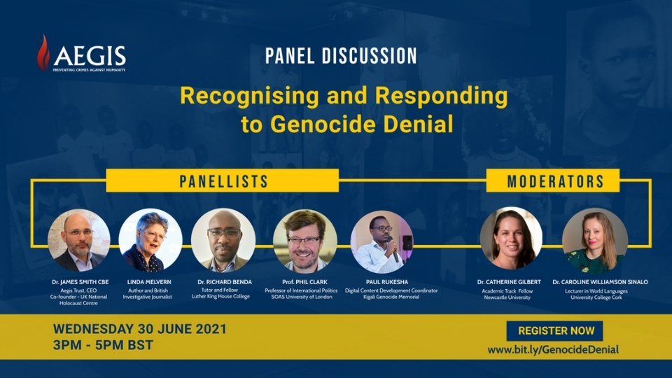 Panel discussion - recognising and responding to Genocide denial