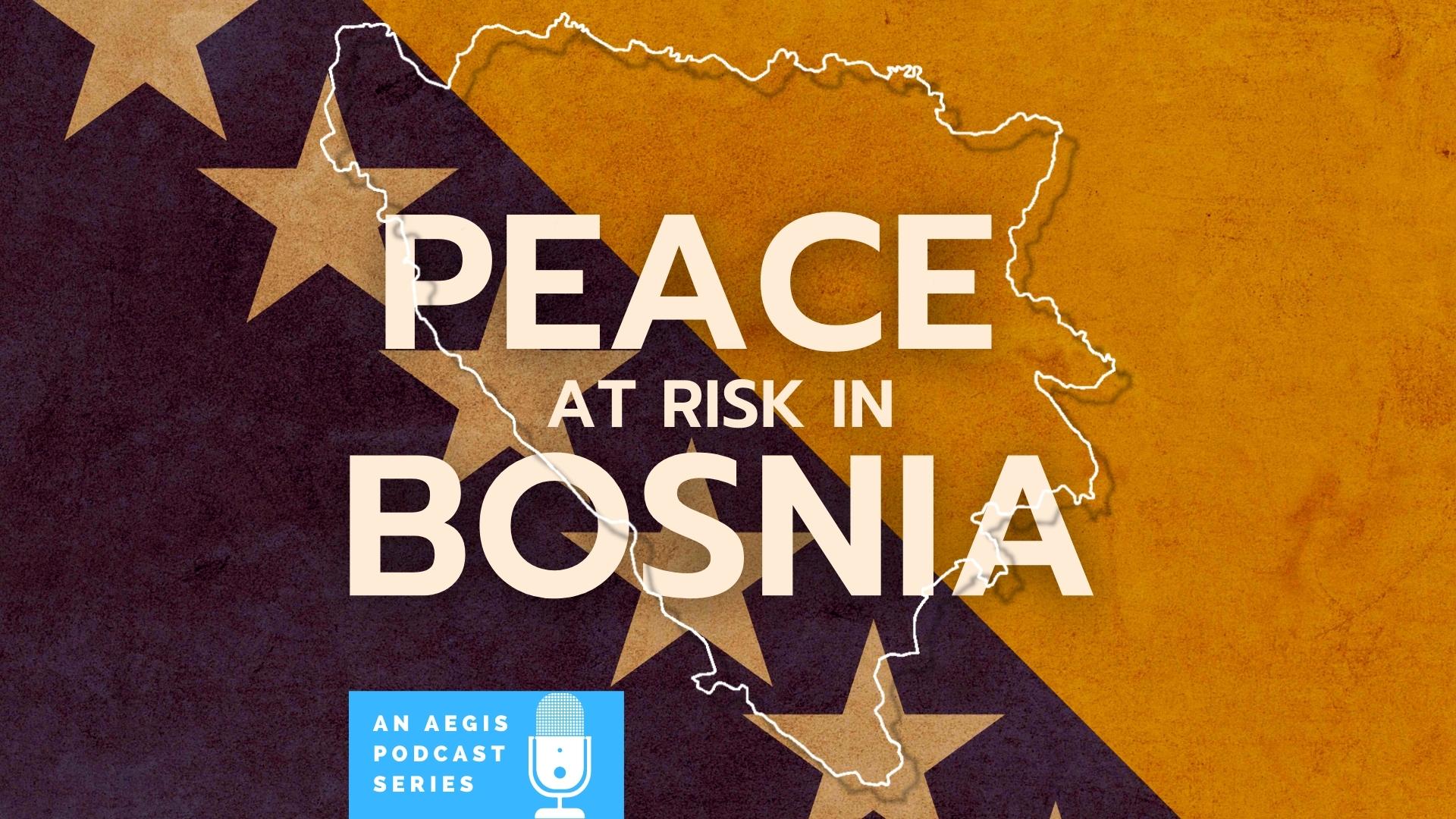 Use your voice to protect peace at risk in Bosnia