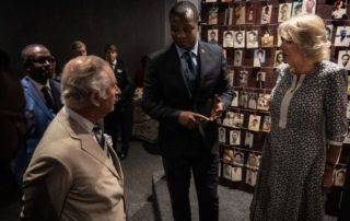 Royal visit to the Kigali Genocide Memorial