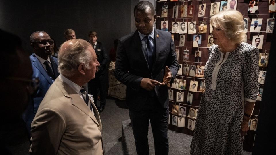 Royal visit to the Kigali Genocide Memorial