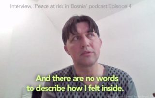 Interviewed for the Aegis Trust’s ‘Peace at Risk in Bosnia’ podcast, Srebrenica survivor Hasan Hasanović explains why remembrance and peace education are vital.