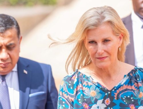 Countess of Wessex visits Kigali Genocide Memorial