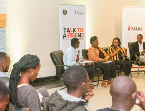 Aegis hosts ‘Talk to a Friend’ – a special event on mental health in Rwanda