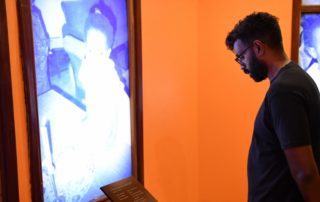 Romesh Ranganathan visiting the Kigali Genocide Memorial, 16 June 2023