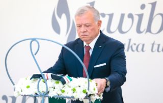 His Majesty Abdullah II Bin Al Hussein, King of Jordan, lays wreath at the Kigali Genocide Memorial 8 Jan 2024